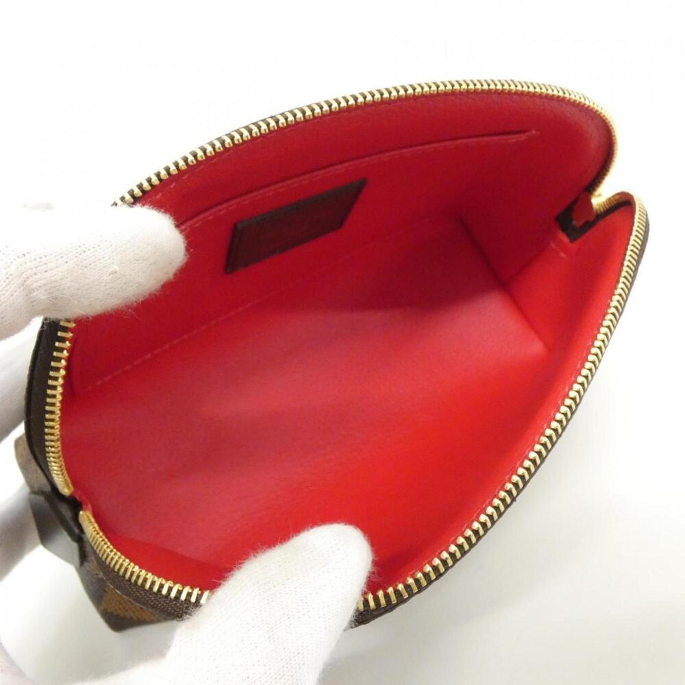 LOUIS VUITTON Authentic Brown Damier Pochette Pouch - Picture 4 of 4